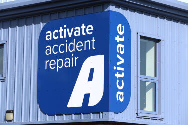 Activate Repair signage at Birmingham