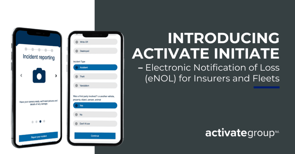 Introducing Activate Initiate - Digital incident reporting web-app for fleets & insurers